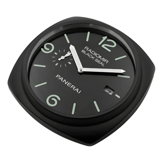 パネライ スタイル 高級壁掛け時計 - ブラック・ブラック&グリーン - Primeclocks