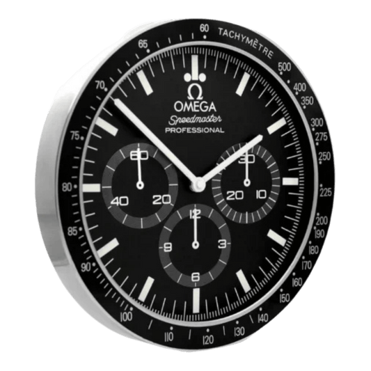 オメガ スピードマスター スタイル 高級壁掛け時計 - ムーンウォッチ スタイル - Primeclocks