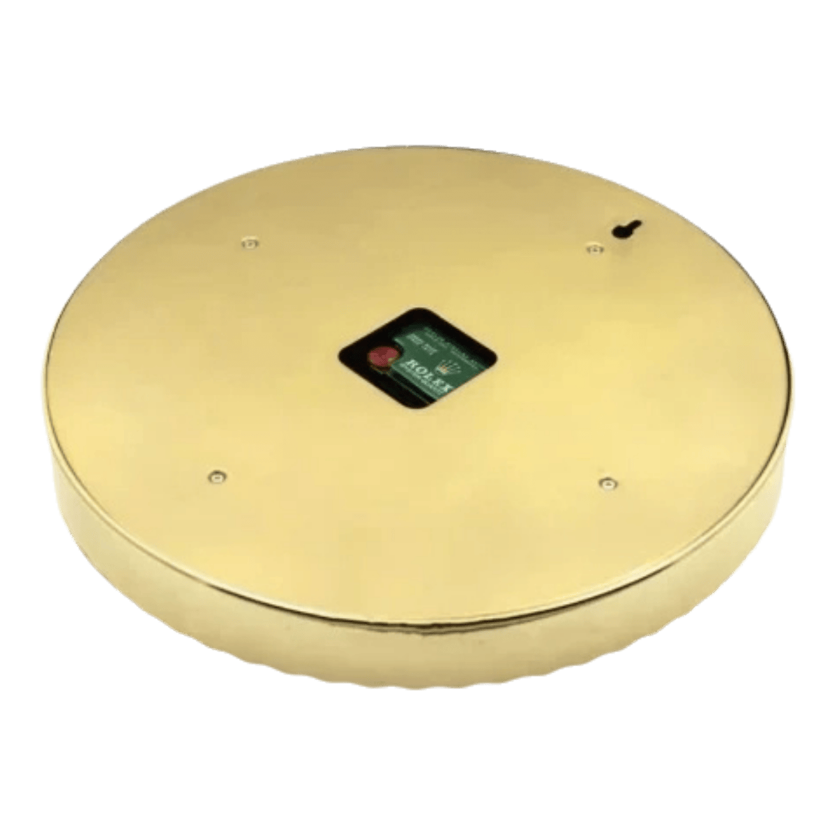 プレジデンシャルスタイル 高級壁掛け時計 - ゴールドとホワイト 2 - Primeclocks