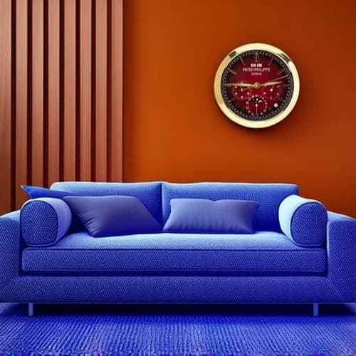 16" Patek Philippe Inspired Haute Horlogerie Wall Clock – Statement 40cm / 16" Gold Casing (Fumé & Sunburst Dials)