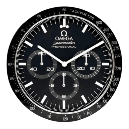 オメガ スピードマスター スタイル 高級壁掛け時計 - ムーンウォッチ スタイル - Primeclocks