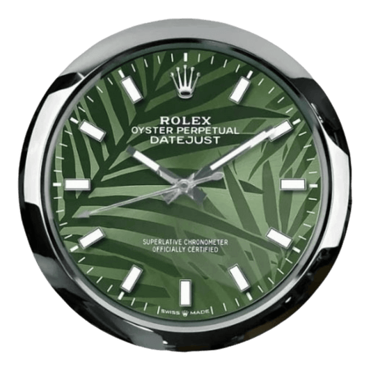 オイスター・パーペチュアル スタイル 高級壁掛け時計 - パームスタイル - Primeclocks